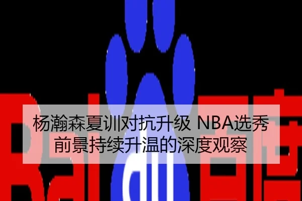 杨瀚森夏训对抗升级 NBA选秀前景持续升温的深度观察